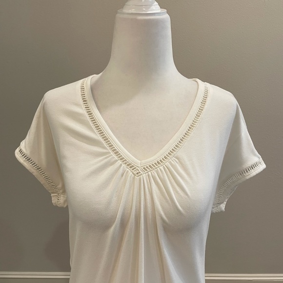 Anthropologie Meadow Rue ivory top - Picture 5 of 10